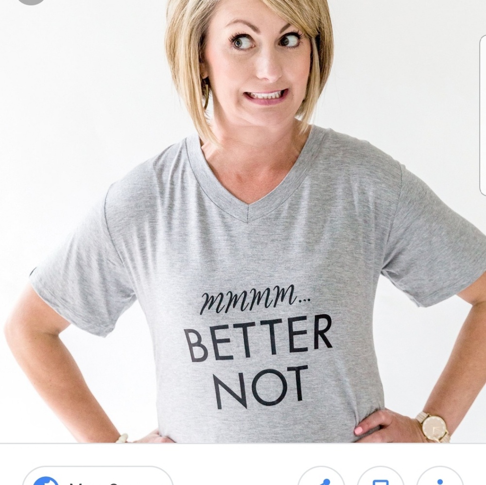 Mary Square V Neck T Shirt